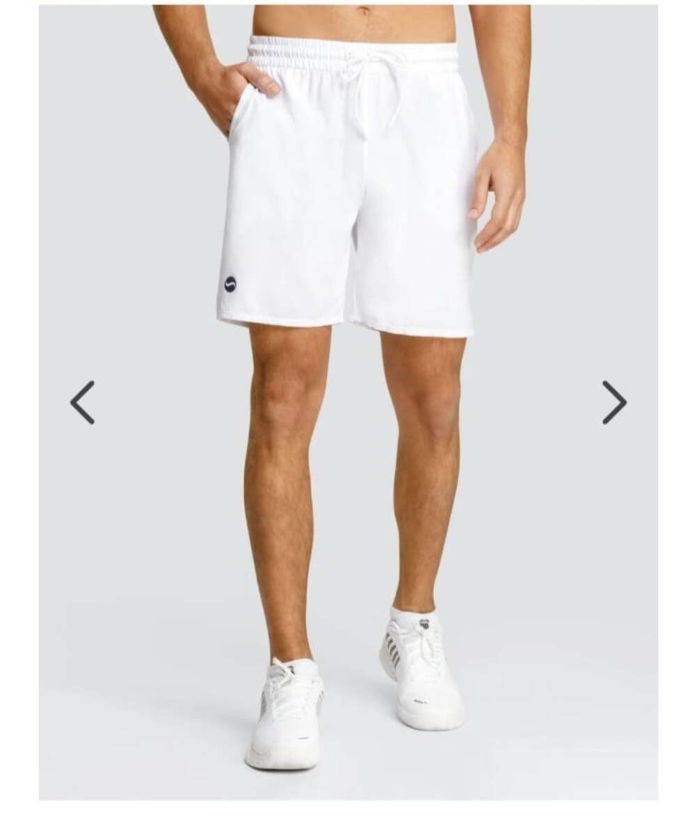 Tail Spin It Aaron 7" Shorts sz XXL Chalk White Stretch gym tennis run NWT . DW